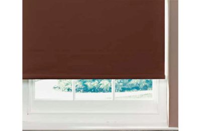 HOME Thermal Blackout Roller Blind - 6ft - Chocolate.